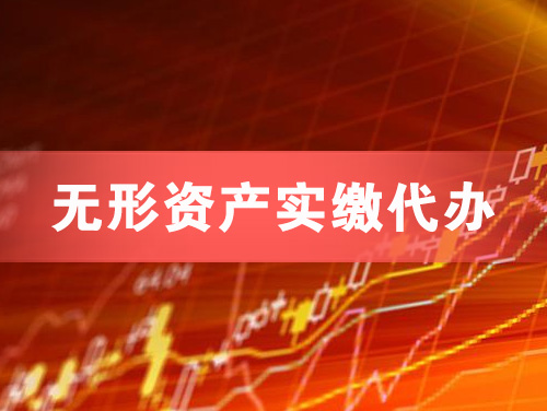赤壁无形资产实缴资本代办