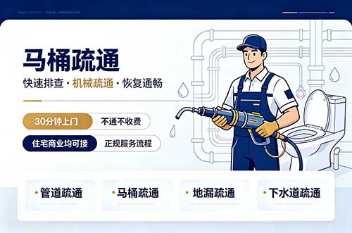 赤壁马桶疏通