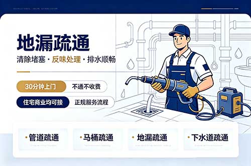 赤壁地漏疏通