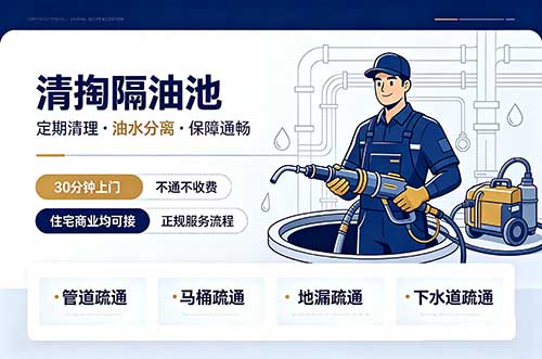 赤壁清掏隔油池